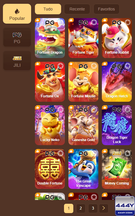 444y.com - jogar os melhores jogos de cassino